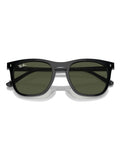 Ray-Ban RB2210 black square sunglasses, imported from the UK