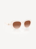 COACH white oval sunglasses Hc8391U - British product