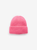 Bright pink fluffy beanie for children 1-16 years - British product