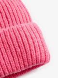 Bright pink fluffy beanie for children 1-16 years - British product
