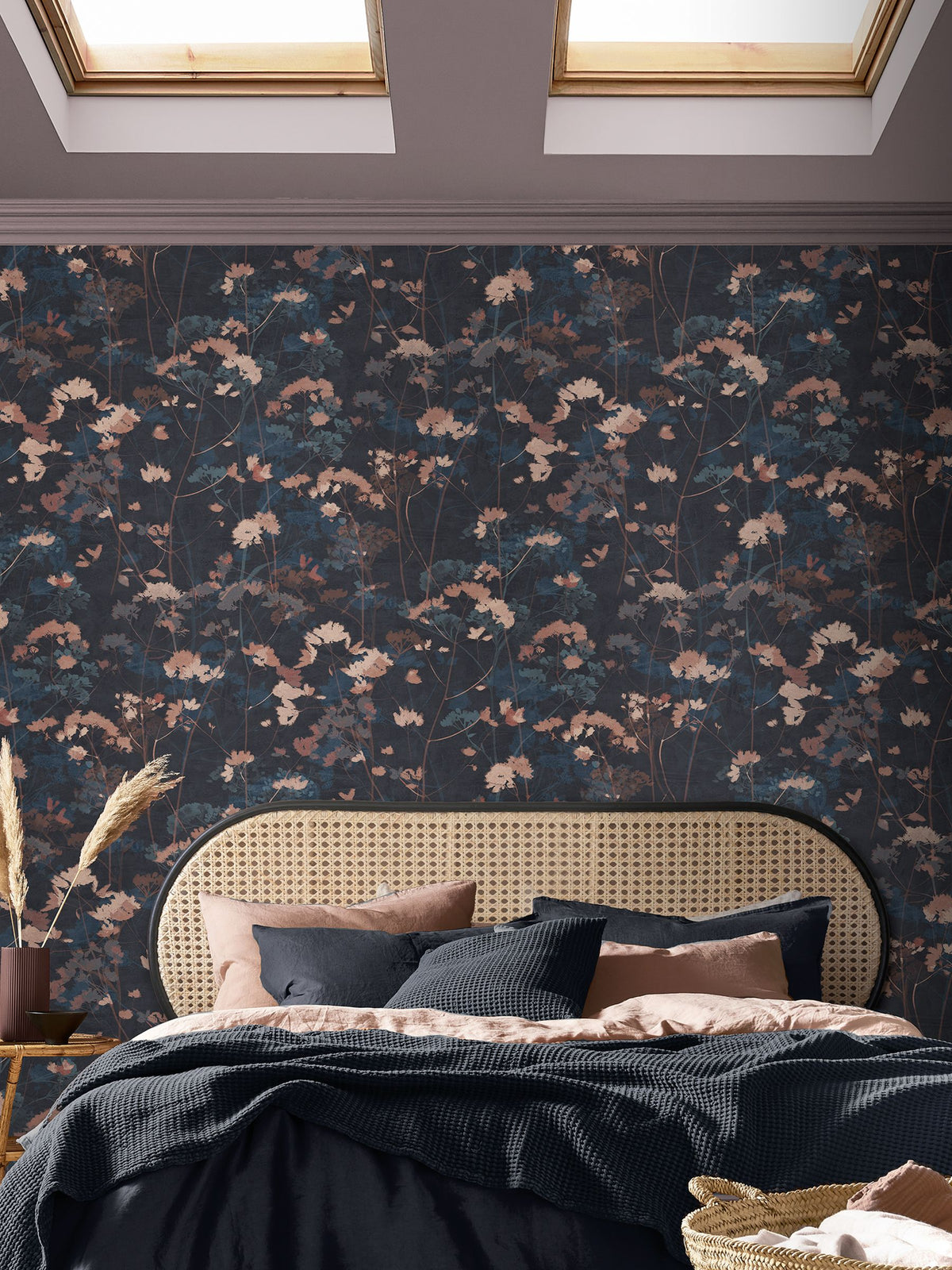 Graham & Brown Thistle Flower Press wallpaper sample A4, UK version