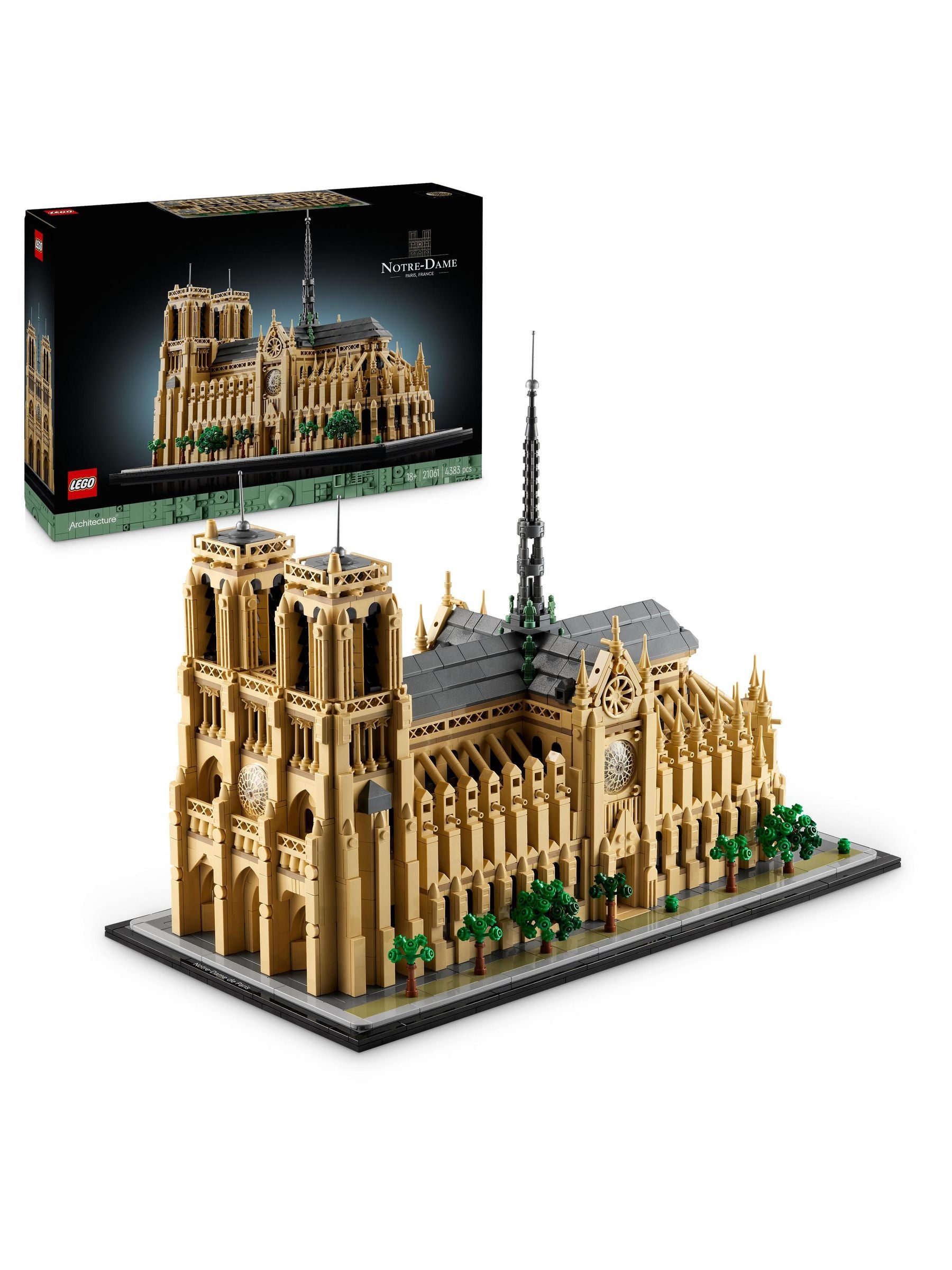 LEGO Notre-Dame de Paris architecture model set - British product