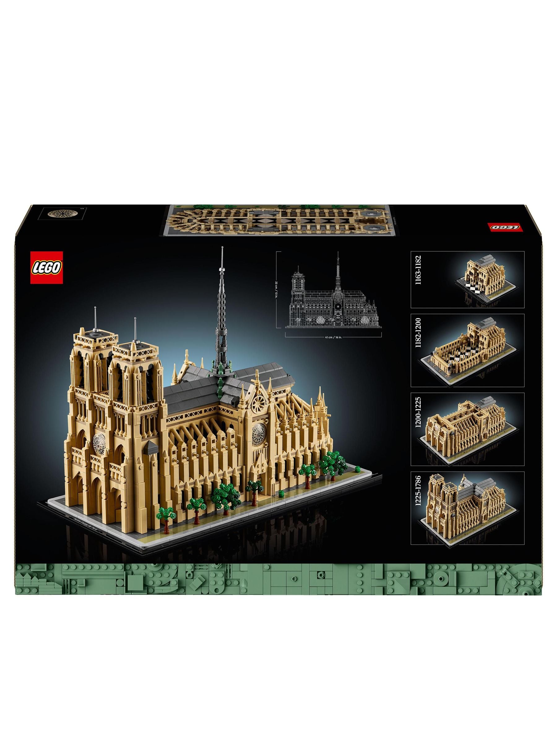 LEGO Notre-Dame de Paris architecture model set - British product