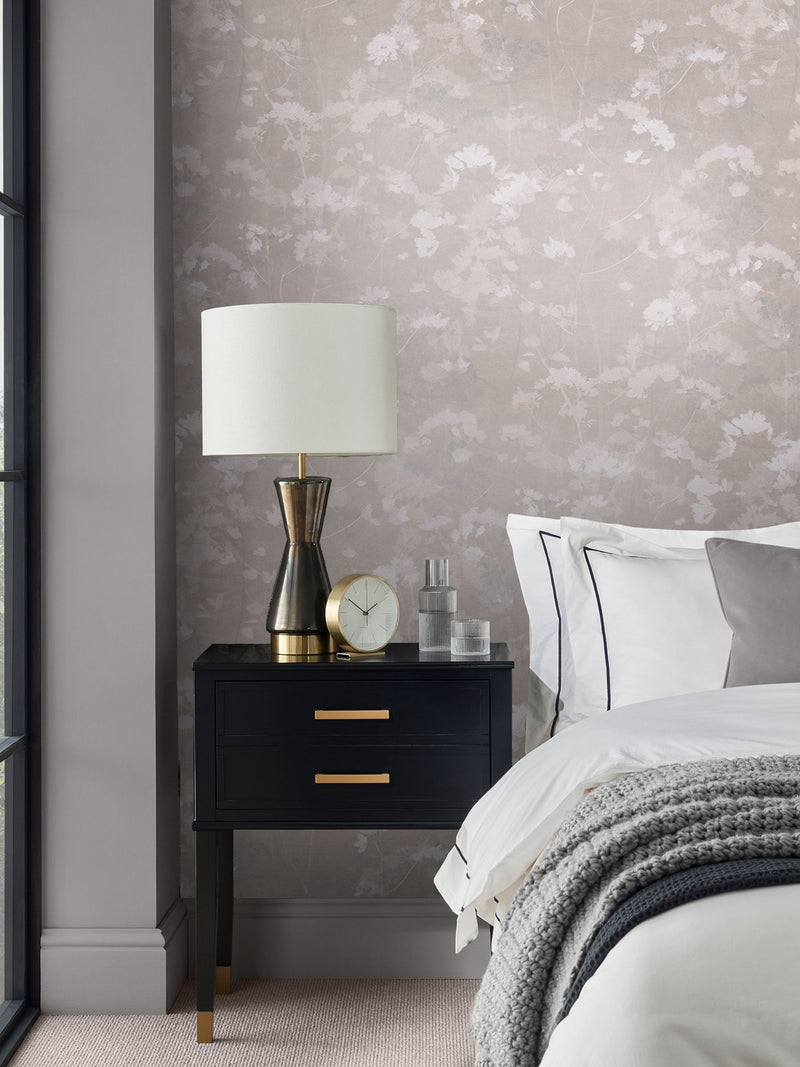 Graham & Brown Stone Flower Press wallpaper 10m (British brand)