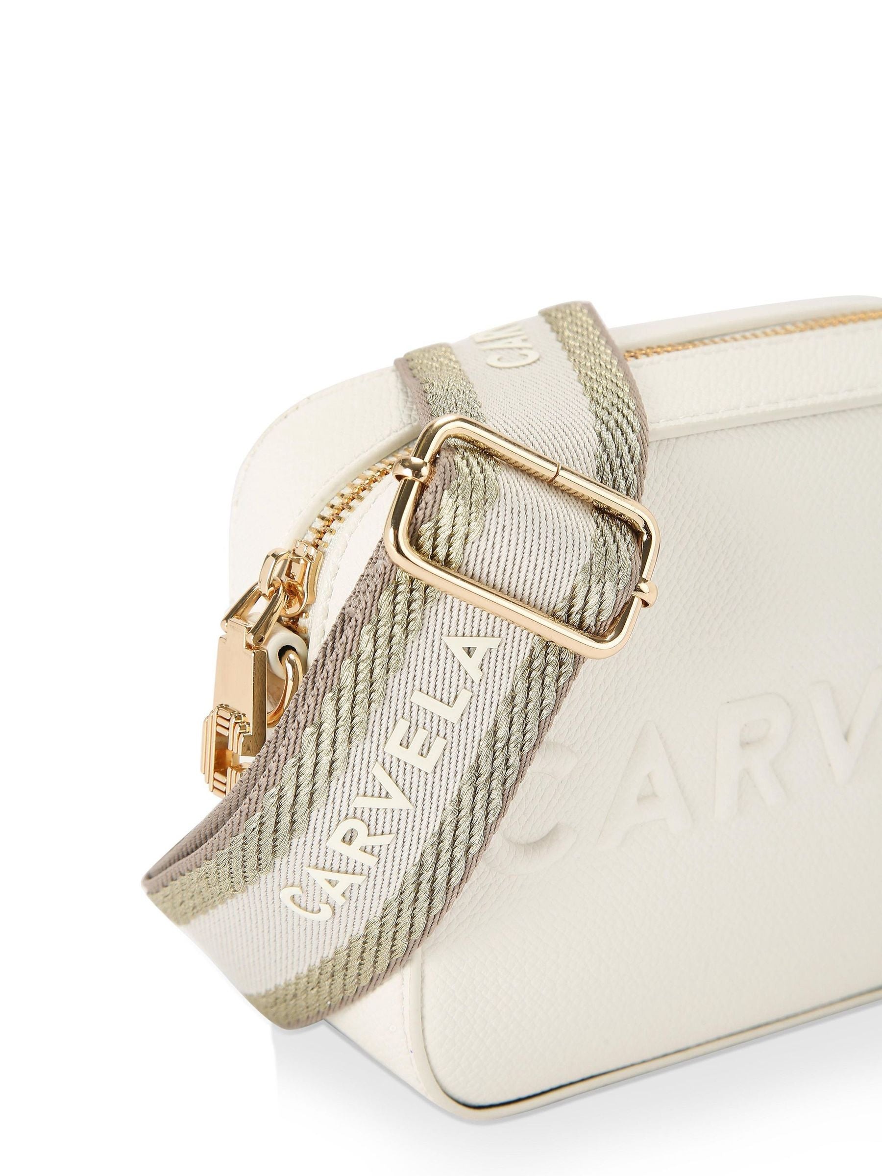 Carvela cream small frame cross body bag - British product