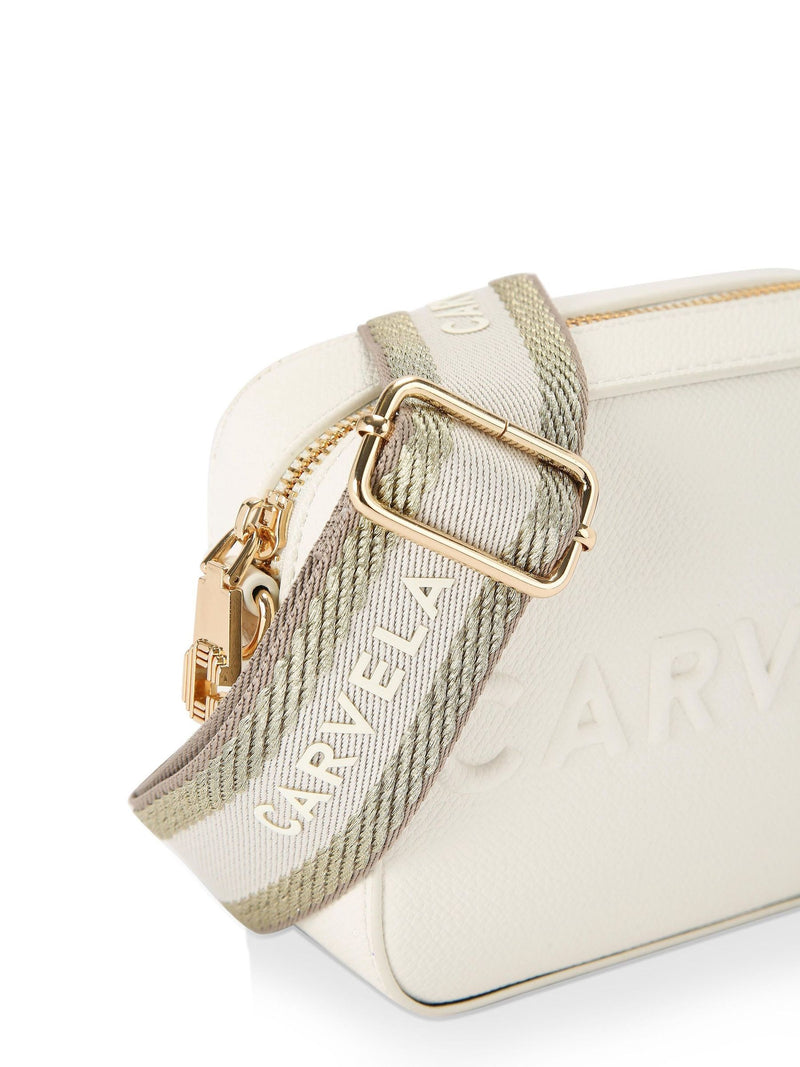 Carvela cream small frame cross body bag - British product