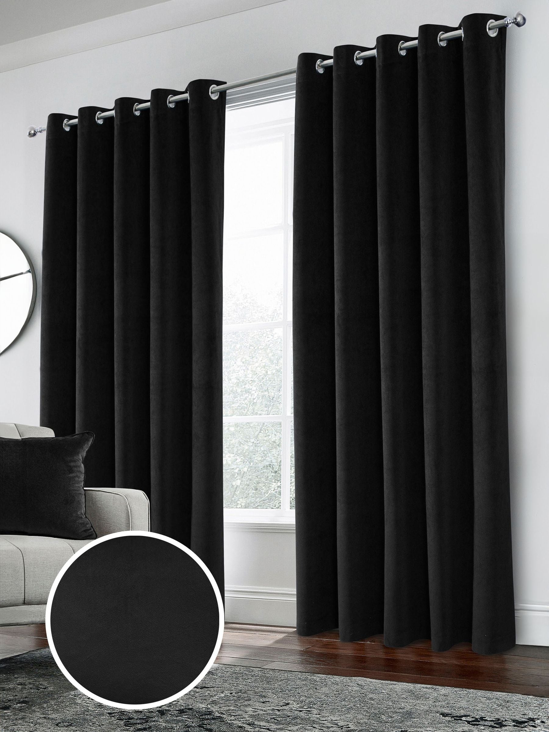 Enhanced Living thermal blackout curtains Hampton readymade (British brand)