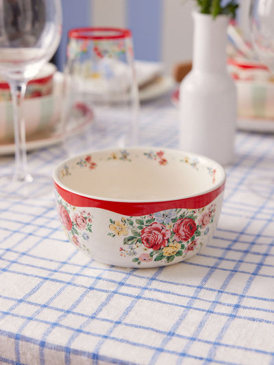 Next Cath Kidston Sage Feels Like Home Set of 4 Cereal Bowls- Buy online at McGrocer