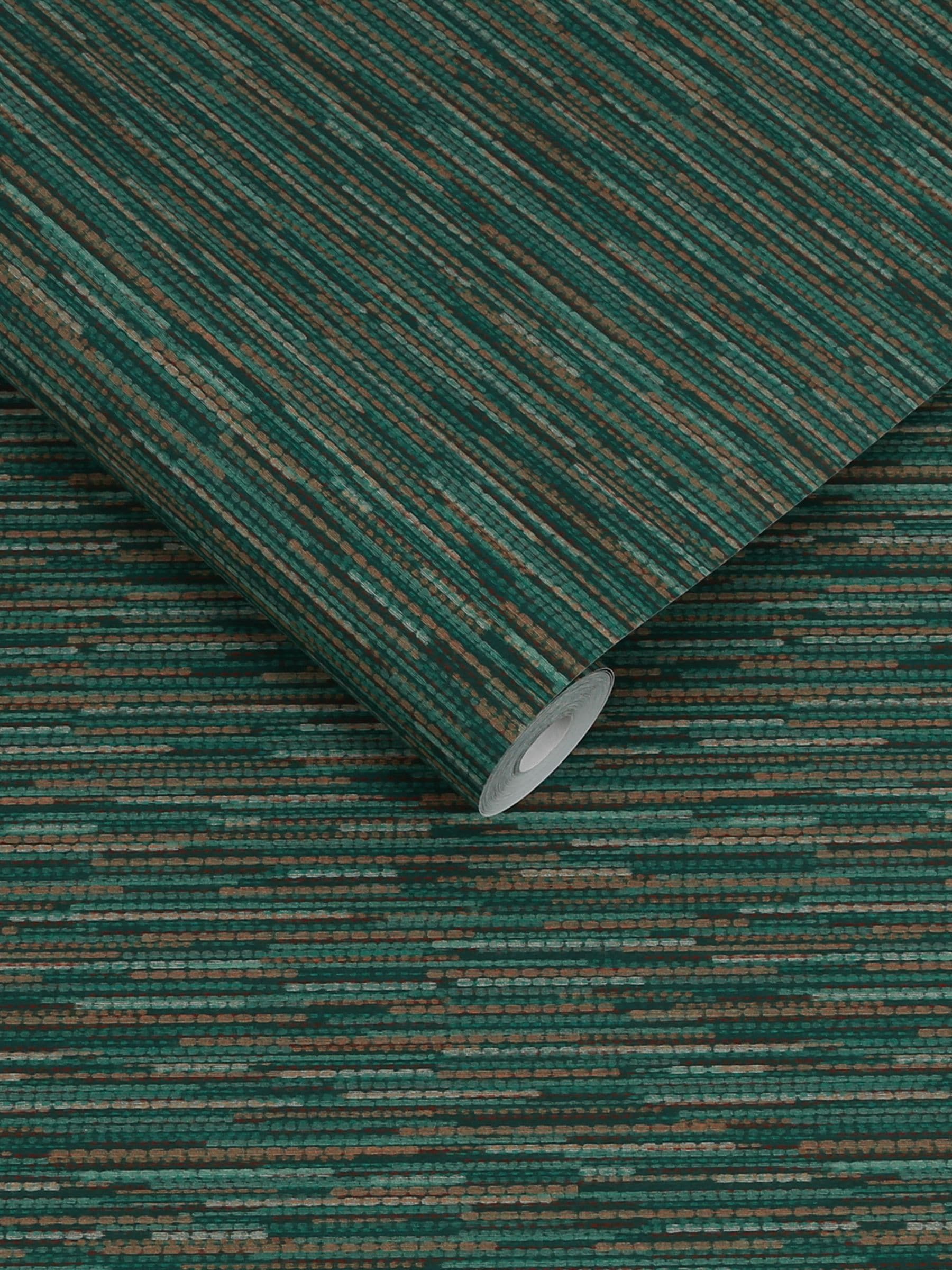 Graham & Brown Green Empress Grasscloth Wallpaper Sample - British product
