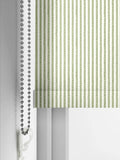Sophie Allport made to measure roller blind sage green stripe, UK version
