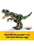 LEGO Creator 3in1 T-Rex dinosaur building set (British brand)