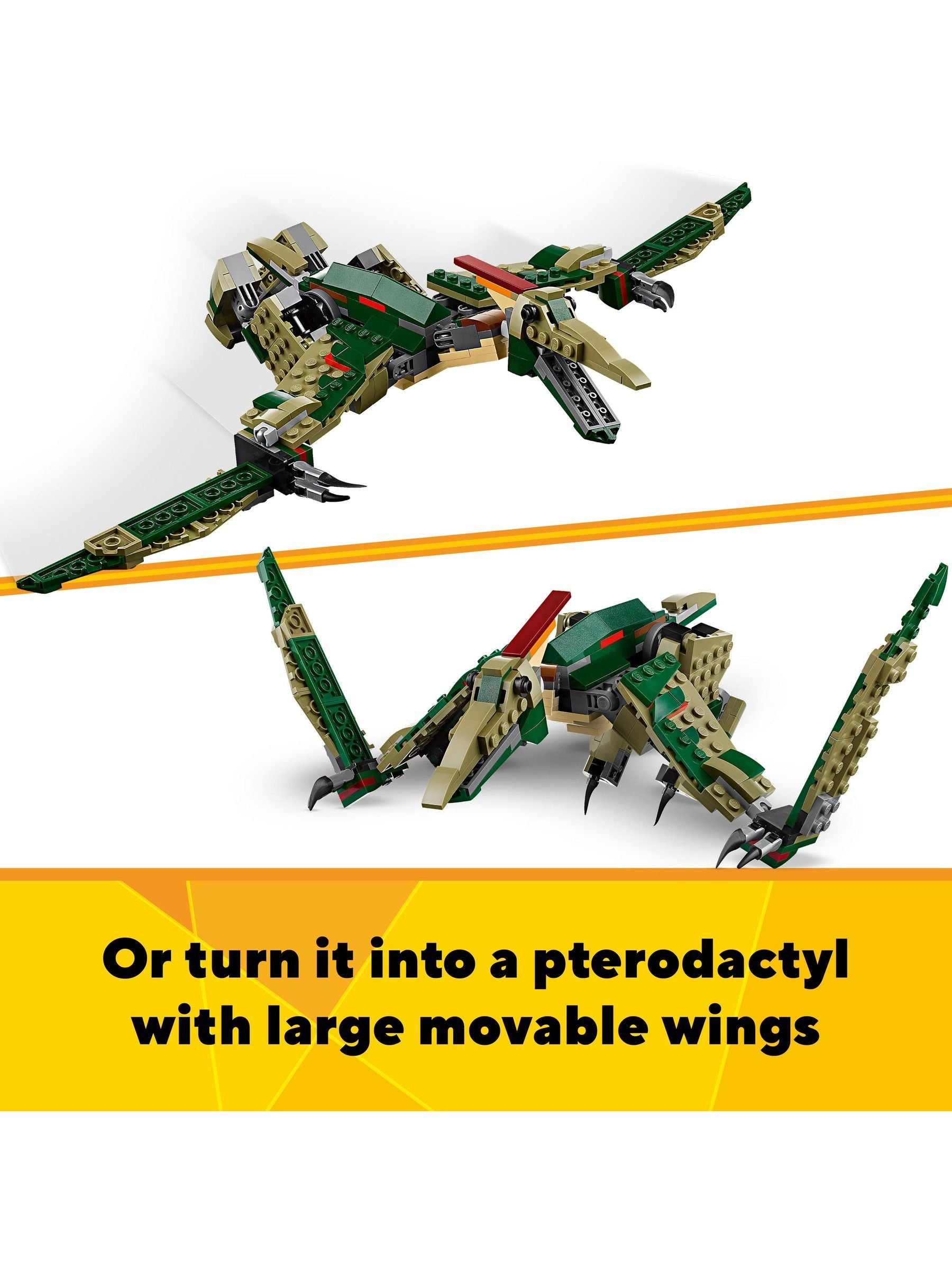 LEGO Creator 3in1 T-Rex dinosaur building set (British brand)