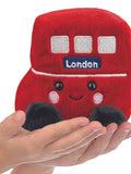 Aurora World Palm Pals Red Bus soft toy (British brand)
