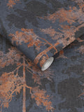 Graham & Brown Blue Norse Forrest Bark wallpaper sample, imported from the UK