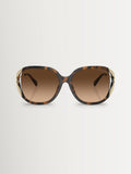 COACH brown square sunglasses Hc8396U, imported from the UK