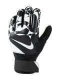 Nike black junior goalkeeper gloves for kids (British brand)