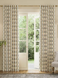 Joules Oat/Lilac Chamomile Blackout Eyelet Curtains