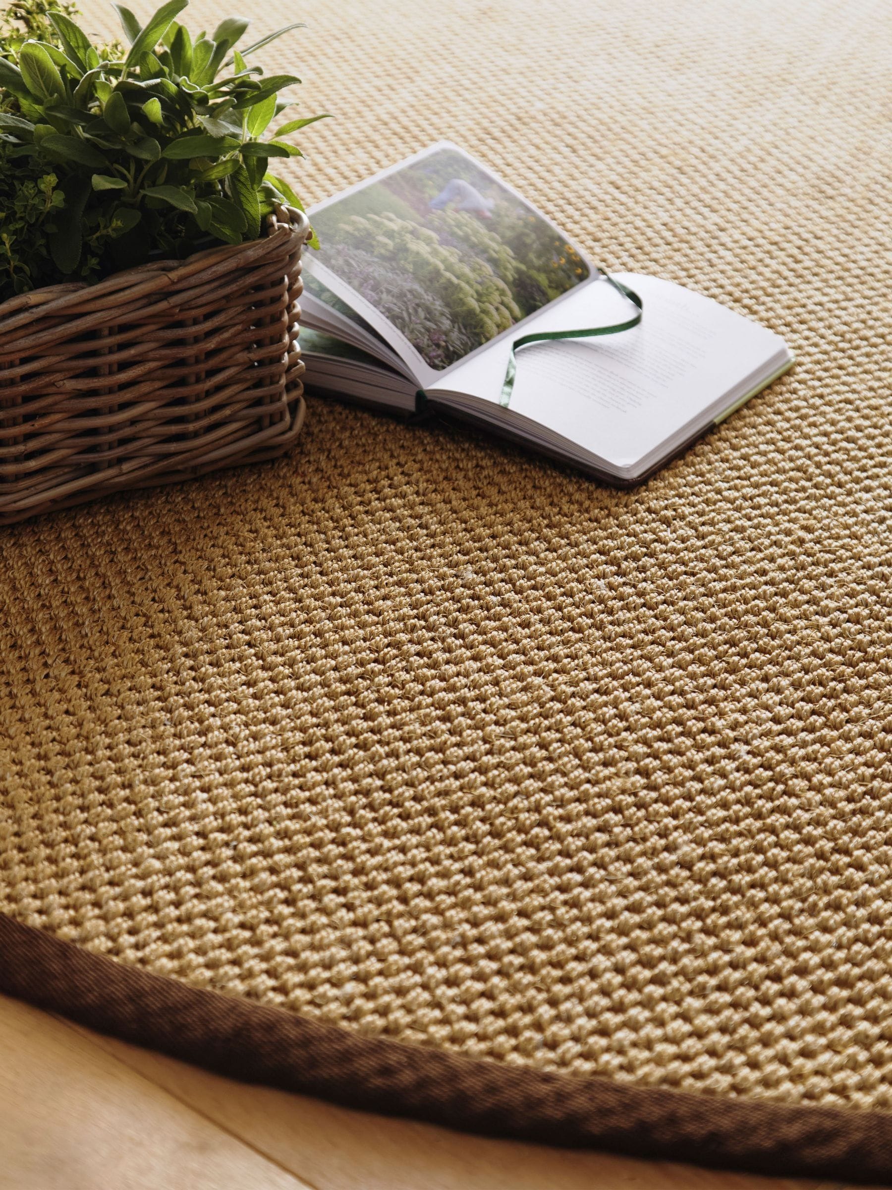Origin Rugs hand woven sisal circle rug 200cm, imported from the UK