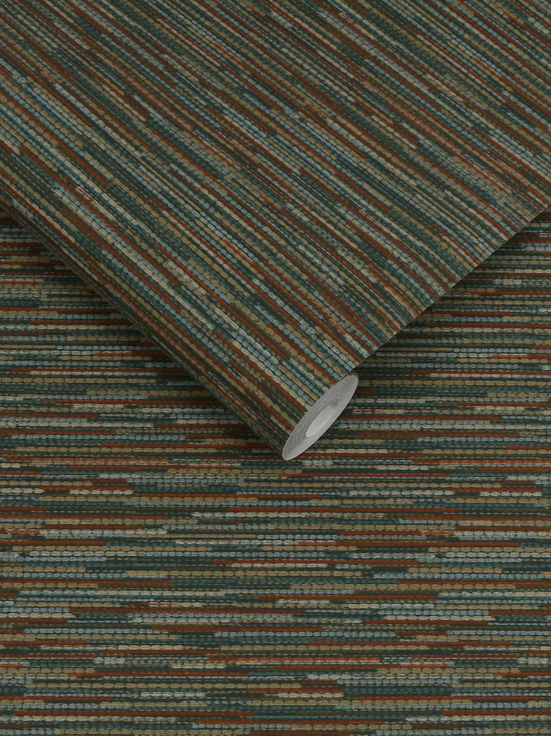 Graham & Brown green empress grasscloth wallpaper sample - British product