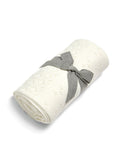 Mamas & Papas cream pointelle small knitted blanket (British brand)