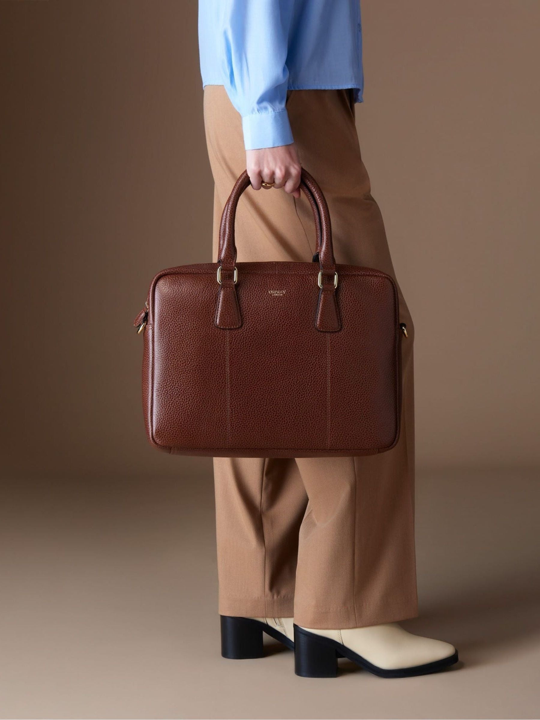 Osprey London Brown The Adaline Laptop Bag
