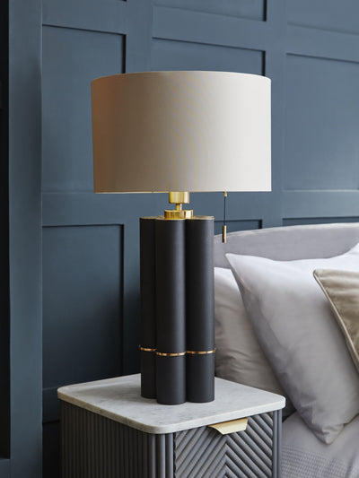 Next Grey Camford Table Lamp- Buy online at McGrocer