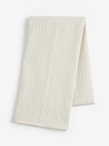 Natural Stripe Wipe Clean Tablecloth