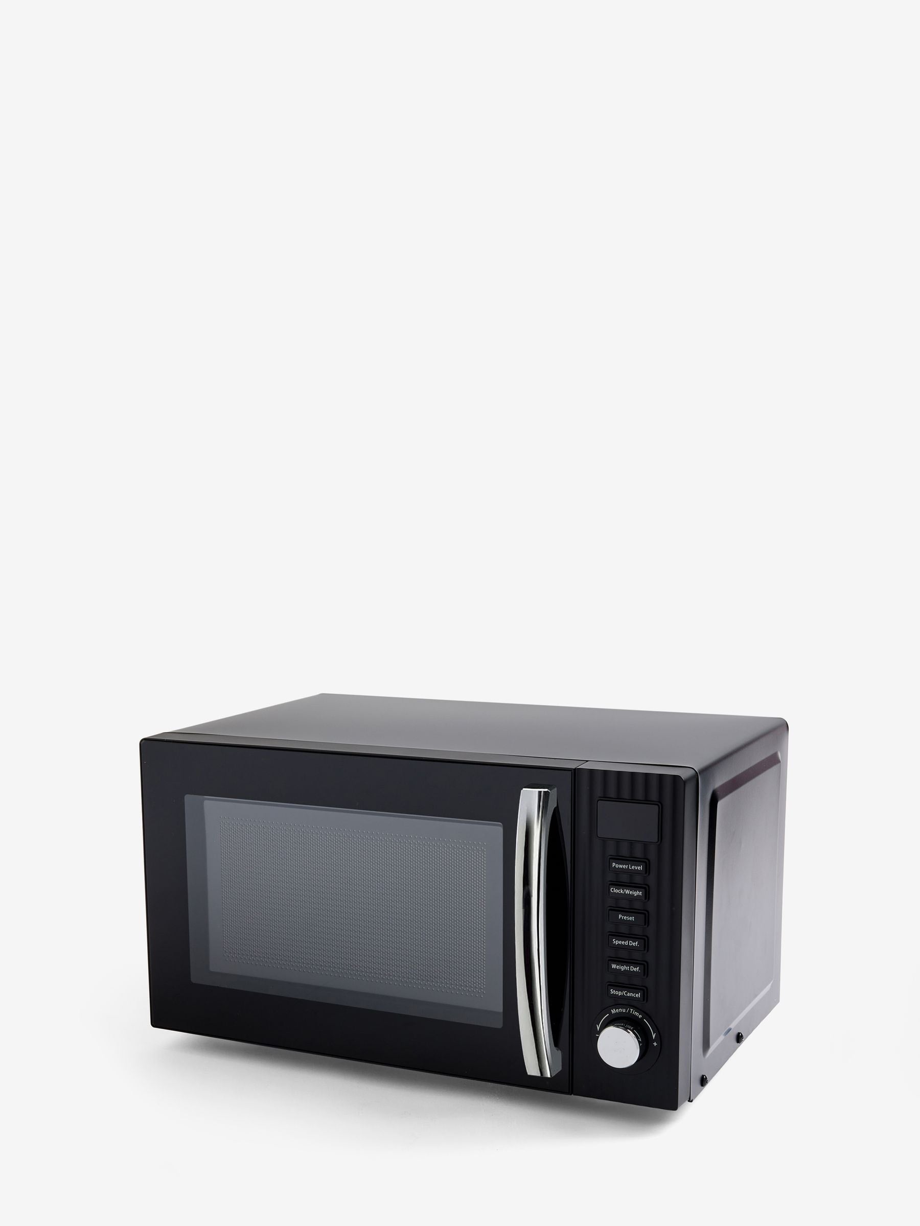 Black Sleek 700W 20L microwave oven - British product