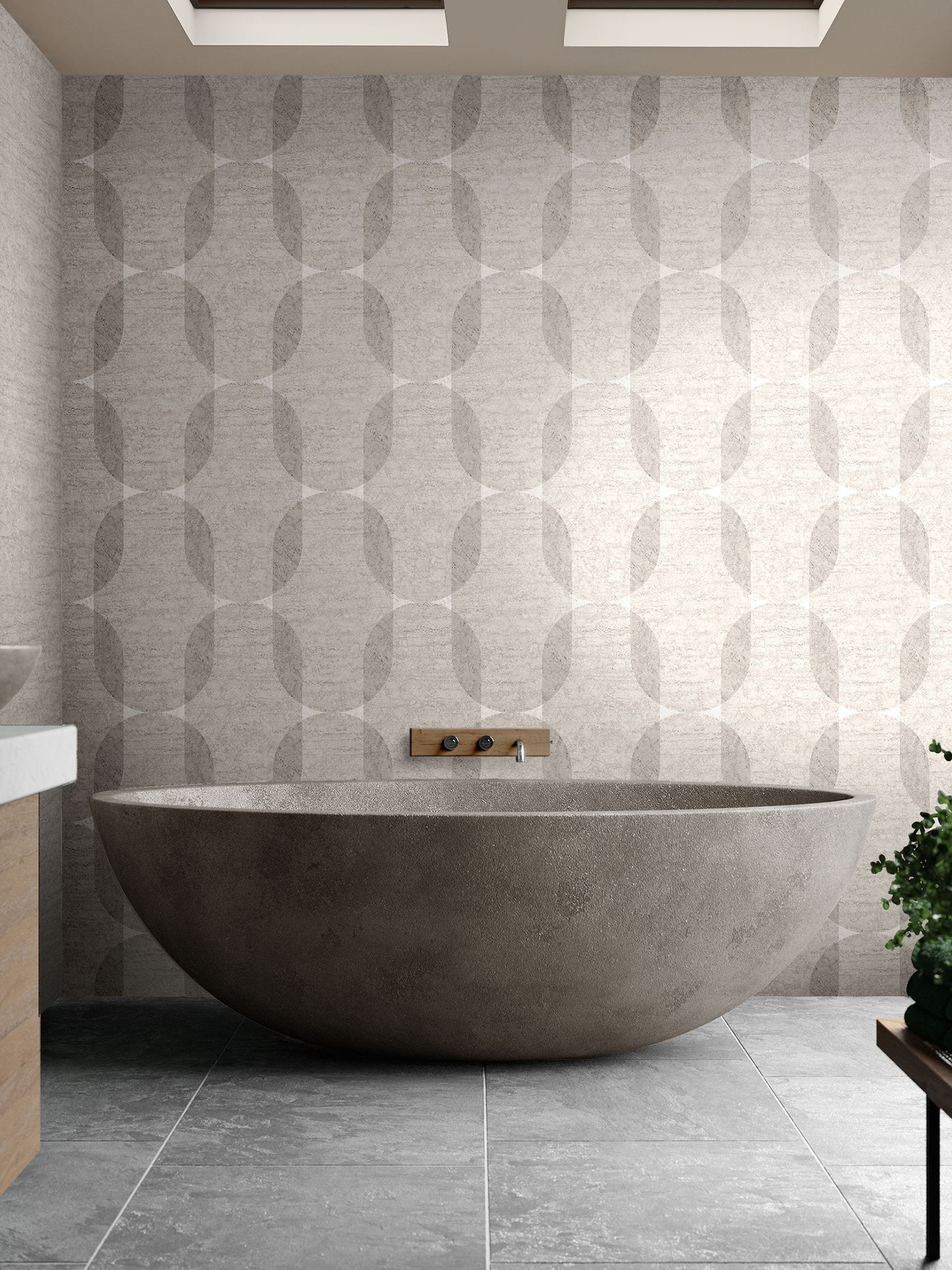 Graham & Brown Shadow Palazzo wallpaper sample A4 - British product