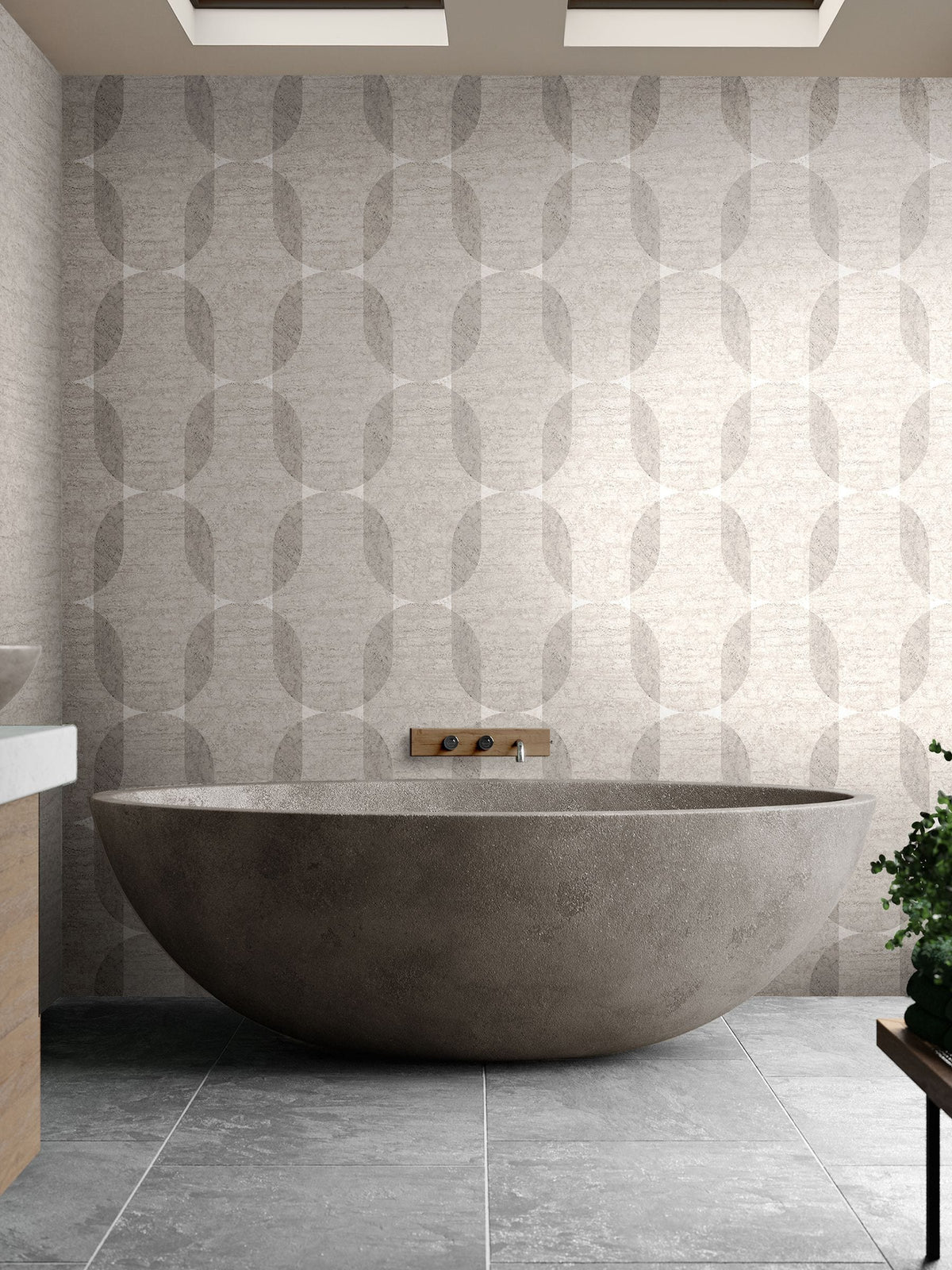Graham & Brown Shadow Palazzo wallpaper sample A4 - British product