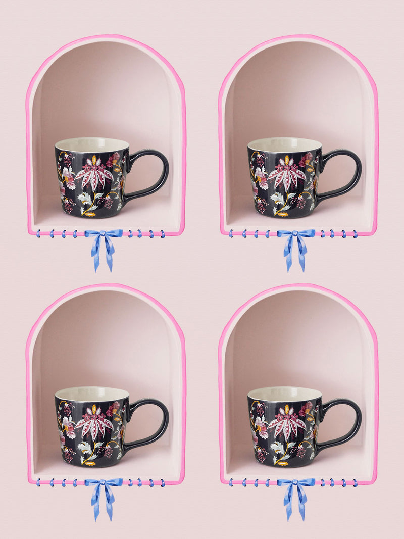 Cath Kidston Blue Friendship Gardens Dolly mug set - British product