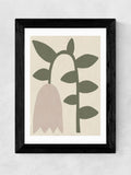 East End Prints Black Tulip Framed Art Print