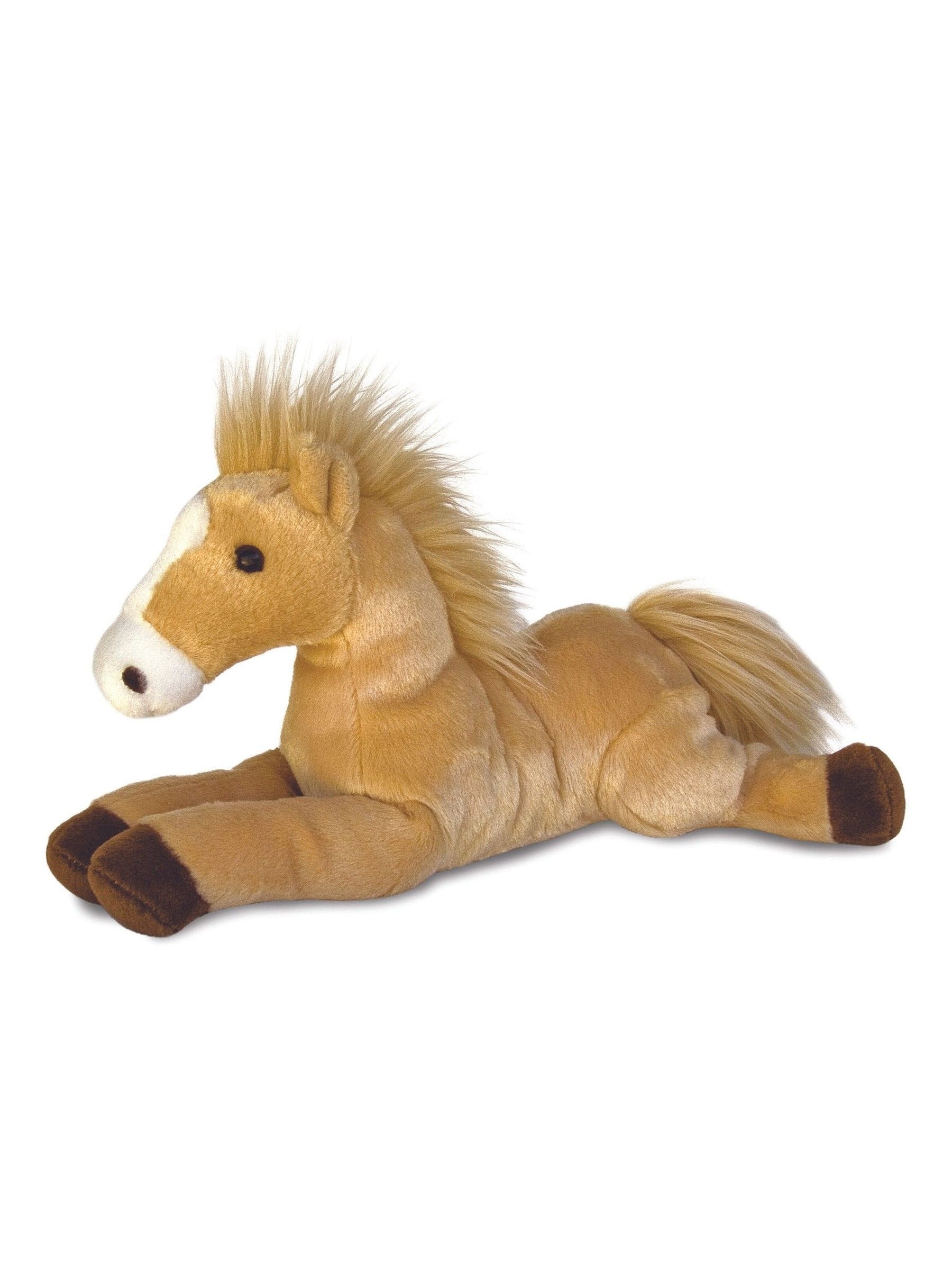 Aurora World Butterscotch horse plush toy, imported from the UK