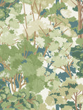 Graham & Brown wallpaper sample Green Folklore Tree, UK version