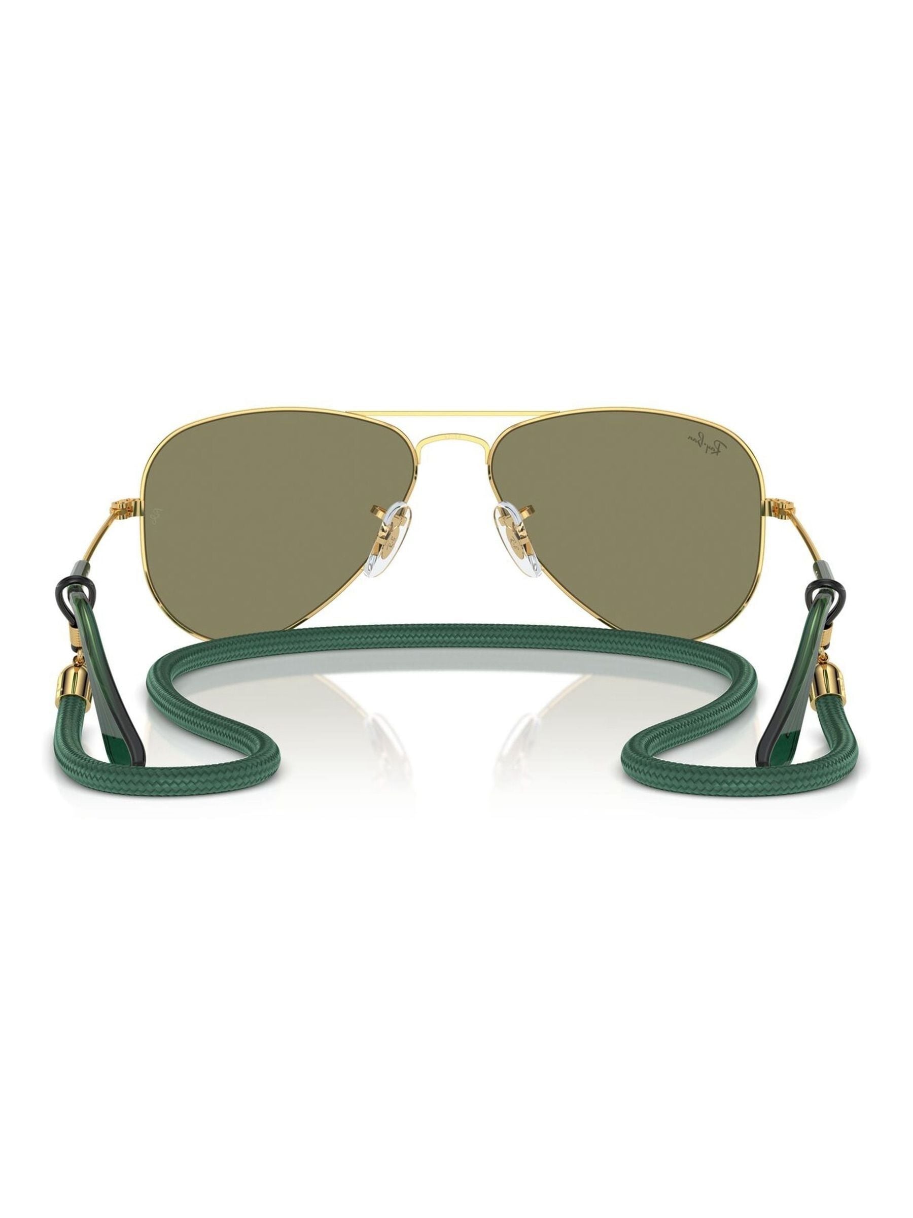 Ray-Ban RJ9506S yellow junior pilot sunglasses, UK version