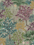 Graham & Brown Jardin Botanico sage wallpaper sample (British brand)