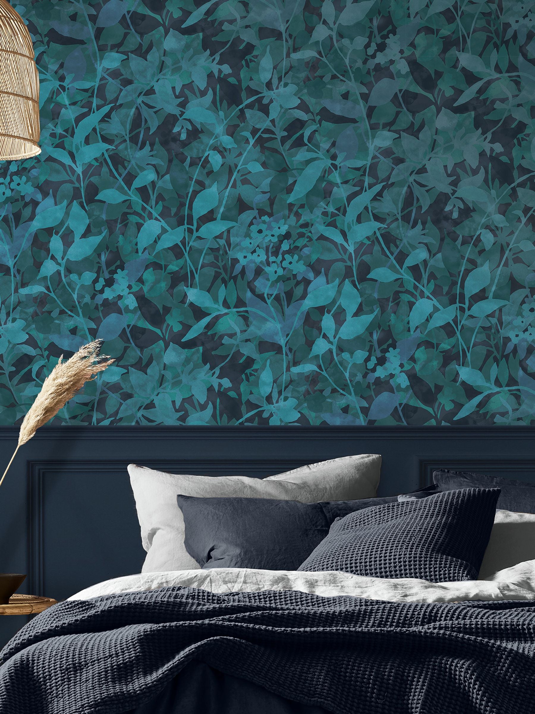 Graham & Brown Midnight Fleur wallpaper 10m roll - British product
