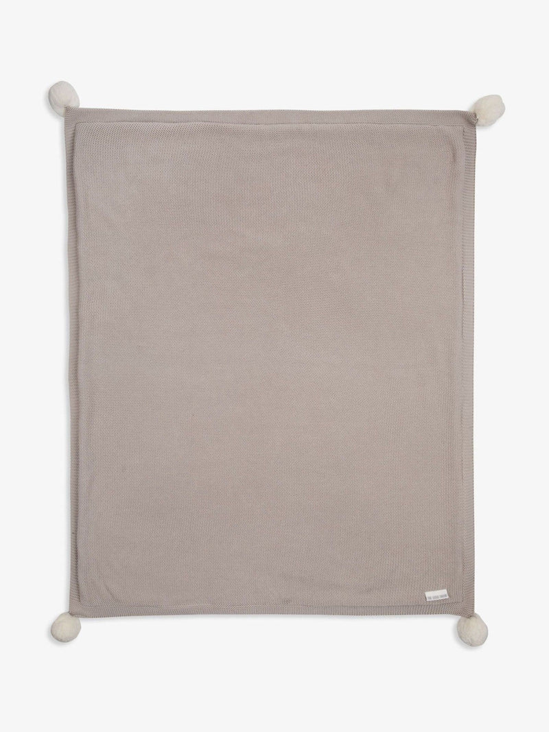 Little Tailor pom pom baby blanket 100cm - British product