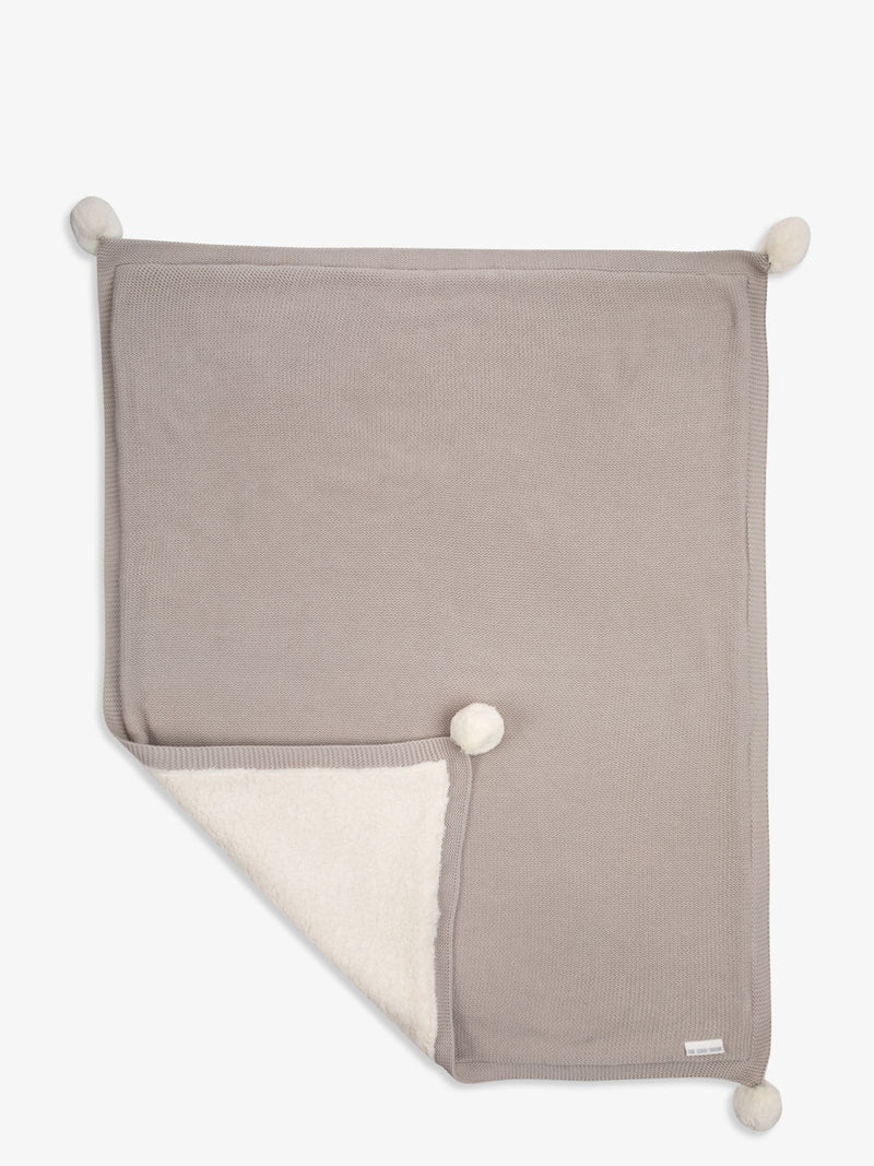 Little Tailor pom pom baby blanket 100cm - British product