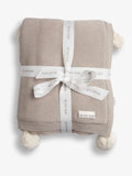 Little Tailor pom pom baby blanket 100cm - British product