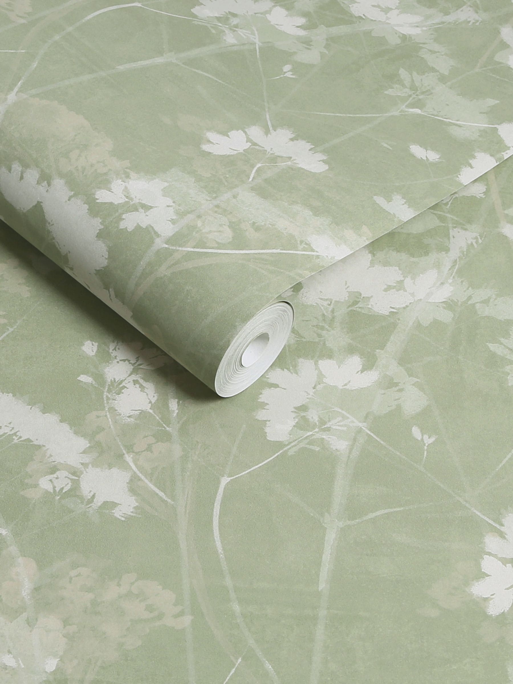 Graham & Brown Calma Flower Press wallpaper sample A4 (British brand)