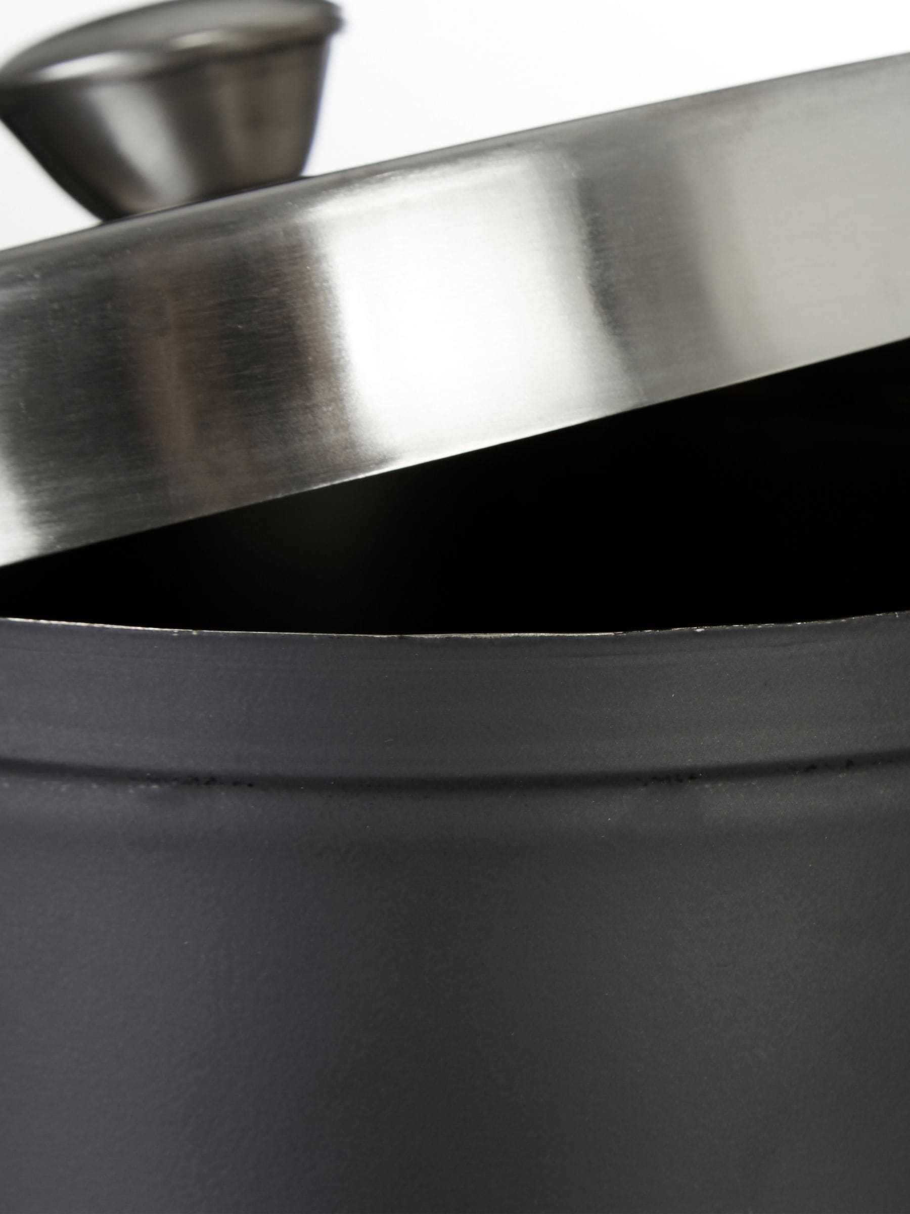 Maison by Premier black enamel bread bin, imported from the UK