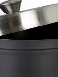 Maison by Premier black enamel bread bin, imported from the UK