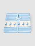 JoJo Maman Bébé Peter Rabbit knitted shawl blue 90x70cm - British product
