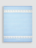 JoJo Maman Bébé Peter Rabbit knitted shawl blue 90x70cm - British product
