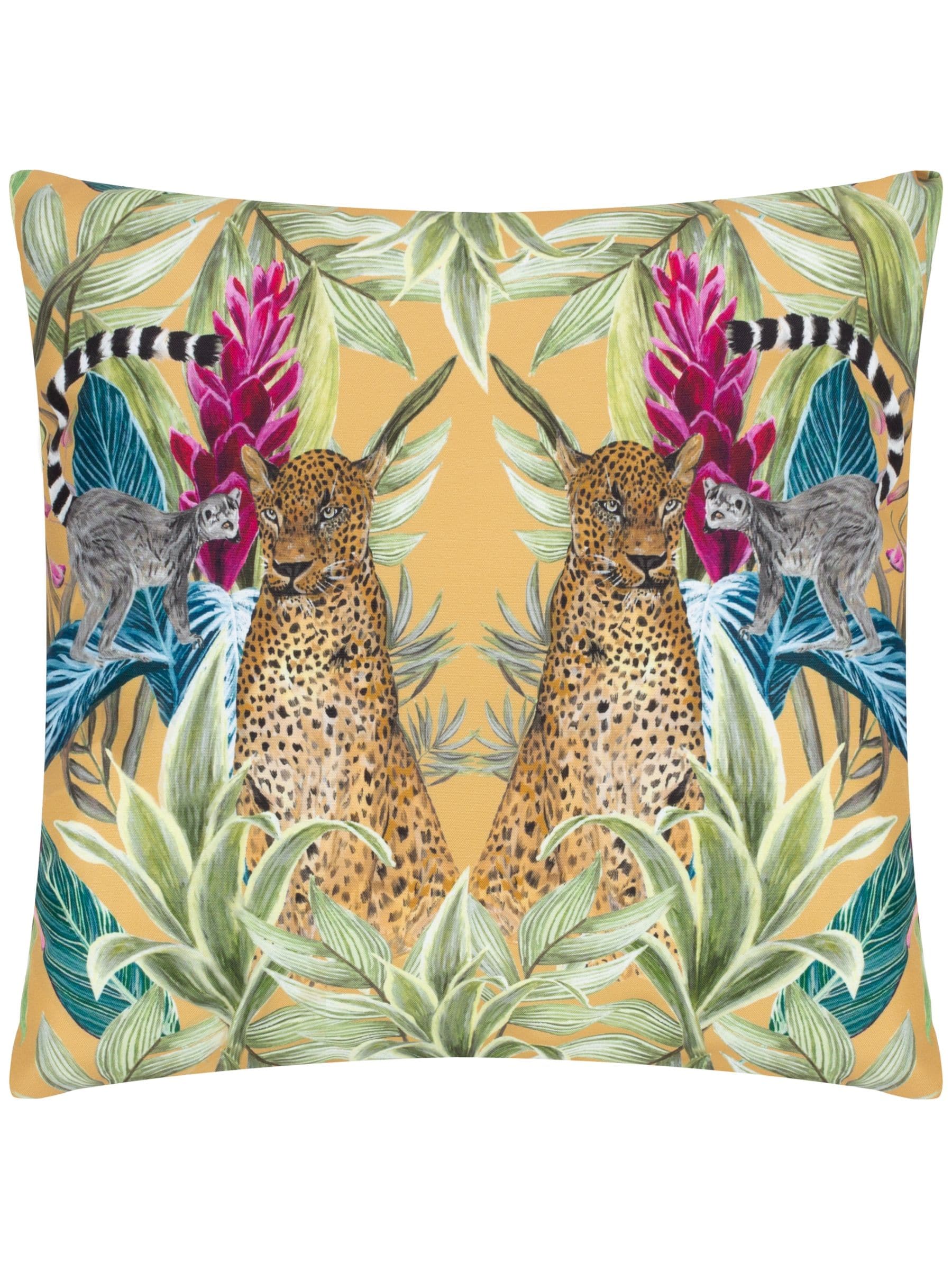Wylder Kali Leopards outdoor cushion - British product
