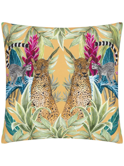 Next Wylder Multicolour Kali Leopards Tropical Outdoor Cushion 43x43cm- Buy online at McGrocer