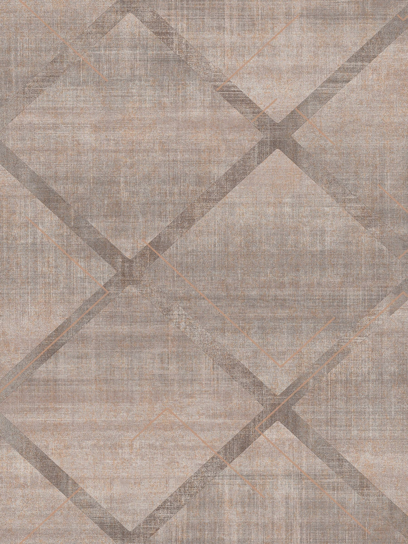 Graham & Brown wallpaper sample Grey Lorenzo Geo A4 (British brand)