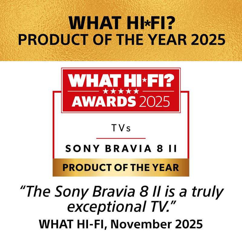 Sony Bravia 8 II 55 inch QD-OLED smart TV (British brand)