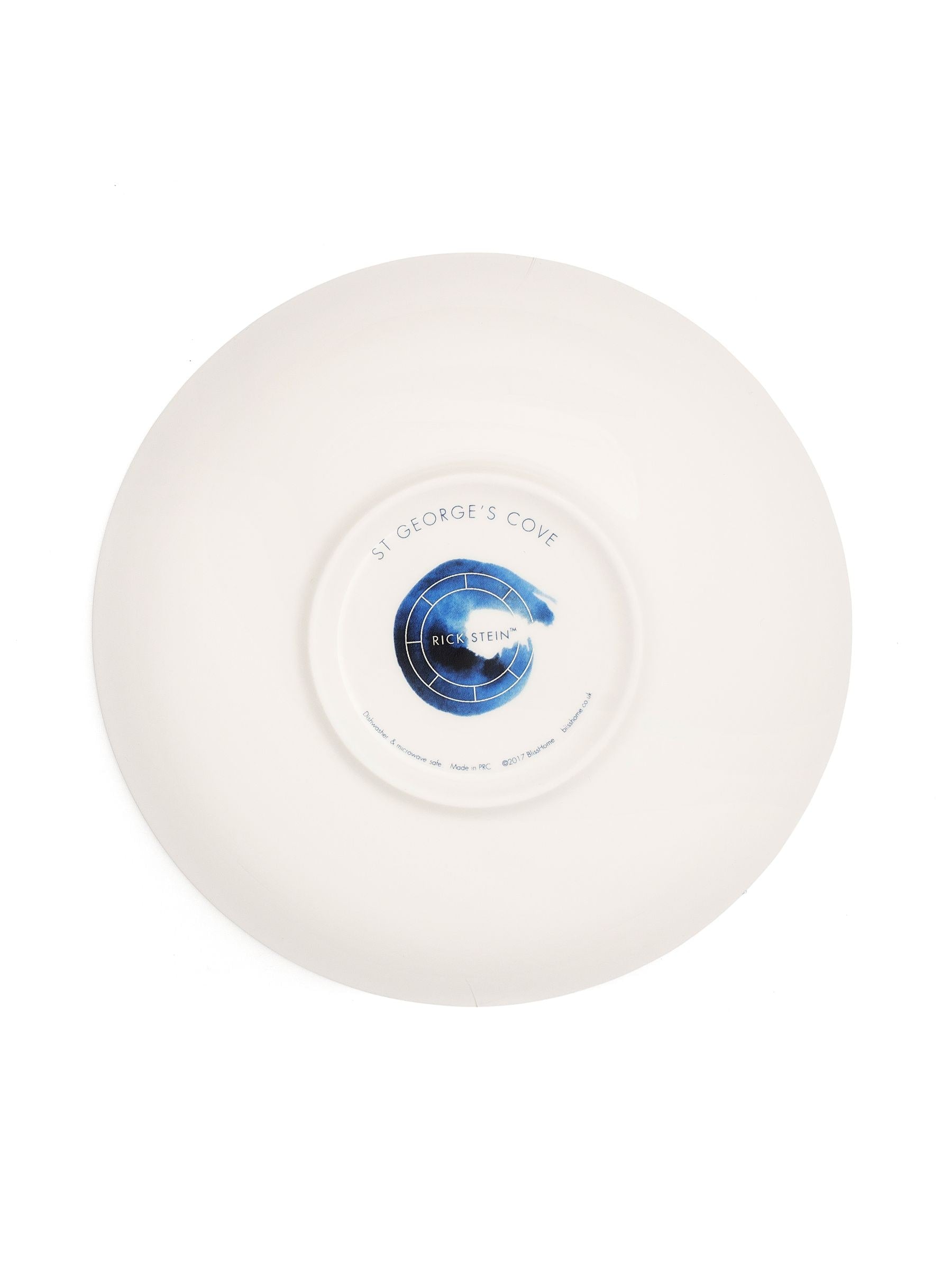 Rick Stein bone china pasta bowls with Cornwall coves, imported from the UK